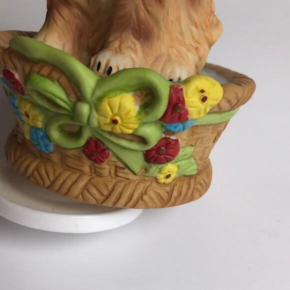 Vintage Tabby Cat Rotating Music Box "Talk To The Animals" Dr. Doolittle WORKS - Picture 5 of 9